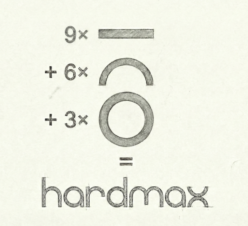 Brand concept visualization - Logo equation